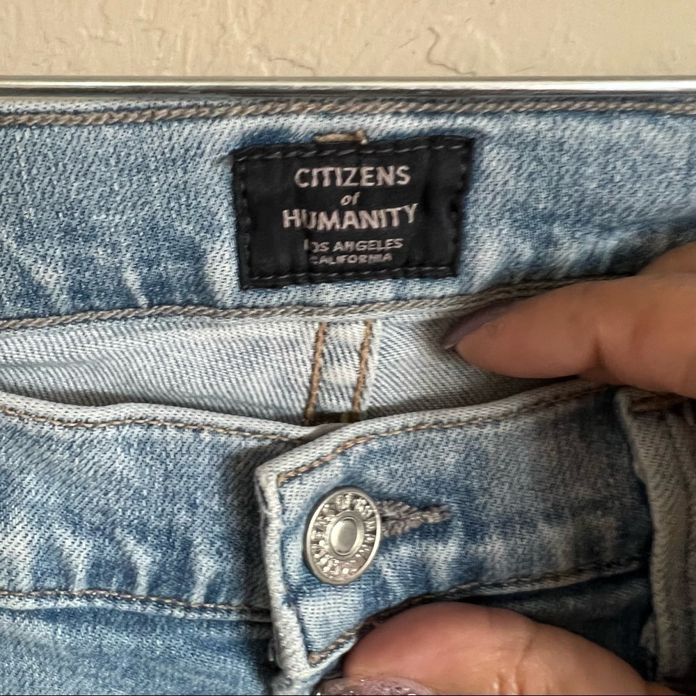Citizens Of Humanity Rocket Ankle Skinny Exposed Button‎ Fly Denim Jeans - Picture 11 of 16